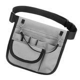 Maxbell Nurse Fanny Pack Waist Pouch Organizer Multiple Pocket Tape Holder Storage Gray