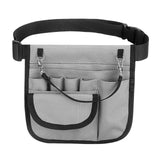 Maxbell Nurse Fanny Pack Waist Pouch Organizer Multiple Pocket Tape Holder Storage Gray