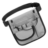 Maxbell Nurse Fanny Pack Waist Pouch Organizer Multiple Pocket Tape Holder Storage Gray