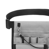 Maxbell Nurse Fanny Pack Waist Pouch Organizer Multiple Pocket Tape Holder Storage Gray