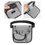 Maxbell Nurse Fanny Pack Waist Pouch Organizer Multiple Pocket Tape Holder Storage Gray
