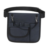 Maxbell Nurse Fanny Pack Waist Pouch Organizer Multiple Pocket Tape Holder Storage Dark Blue