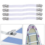 Maxbell 4x Elastic Ironing Board Cover Fasteners Bed Sheet Fasteners Gripper Clips