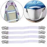 Maxbell 4x Elastic Ironing Board Cover Fasteners Bed Sheet Fasteners Gripper Clips