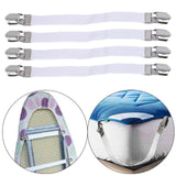 Maxbell 4x Elastic Ironing Board Cover Fasteners Bed Sheet Fasteners Gripper Clips