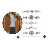 Maxbell 6x Fashion Sweater Shawl Clips Brooch Pins for Women Wearing Scarf Jackets
