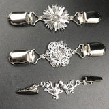 Maxbell 6x Fashion Sweater Shawl Clips Brooch Pins for Women Wearing Scarf Jackets