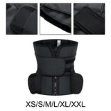Maxbell Waist Trainer Shaper Belt Tummy Control Tightener for Women Adults Unisex XS Black