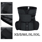 Maxbell Waist Trainer Shaper Belt Tummy Control Tightener for Women Adults Unisex XS Black