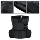 Maxbell Waist Trainer Shaper Belt Tummy Control Tightener for Women Adults Unisex XS Black