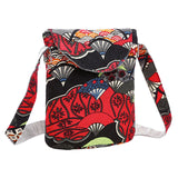 Maxbell Shoulder Bags with Zippered Ethnic Style for Travel Keys Ladies