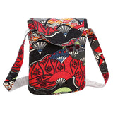 Maxbell Shoulder Bags with Zippered Ethnic Style for Travel Keys Ladies