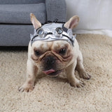 Maxbell Dog Hat Halloween Costume Windproof Birthday Gift Pet Clothing Puppy Silver