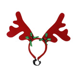 Maxbell Hair Hoop Comfortable Reindeer Antler Headband for Unisex Pets Birthday Red Antlers