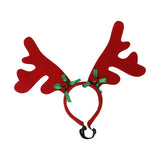 Maxbell Hair Hoop Comfortable Reindeer Antler Headband for Unisex Pets Birthday Red Antlers