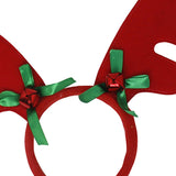 Maxbell Hair Hoop Comfortable Reindeer Antler Headband for Unisex Pets Birthday Red Antlers