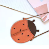 Maxbell Shoulder Bag PU Leather Purse Gifts Handbags for Friends Daughter Work Ladybug Shape