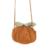 Maxbell Shoulder Bag PU Leather Purse Gifts Handbags for Friends Daughter Work Pumpkin Shape