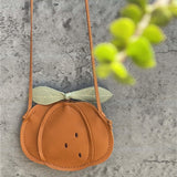 Maxbell Shoulder Bag PU Leather Purse Gifts Handbags for Friends Daughter Work Pumpkin Shape