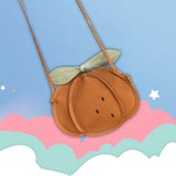 Maxbell Shoulder Bag PU Leather Purse Gifts Handbags for Friends Daughter Work Pumpkin Shape