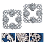 Maxbell Shoe Clips Decorative Removable Brooches Clothing Shoe Buckle for Party