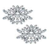 Maxbell Wedding Bridal Rhinestone Crystal Shoe Clips Buckle Removable Sandals Decor