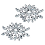 Maxbell Wedding Bridal Rhinestone Crystal Shoe Clips Buckle Removable Sandals Decor