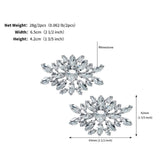 Maxbell Wedding Bridal Rhinestone Crystal Shoe Clips Buckle Removable Sandals Decor