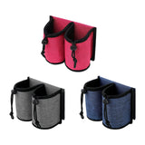 Maxbell Luggage Travel Cup Holder Bottle Holder Beverages Drink Caddy Pouch Men Women red