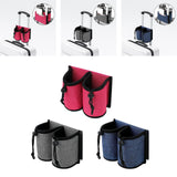 Maxbell Luggage Travel Cup Holder Bottle Holder Beverages Drink Caddy Pouch Men Women red