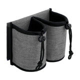 Maxbell Luggage Travel Cup Holder Bottle Holder Beverages Drink Caddy Pouch Men Women gray