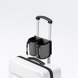 Maxbell Luggage Travel Cup Holder Bottle Holder Beverages Drink Caddy Pouch Men Women gray