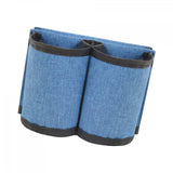 Maxbell Luggage Travel Cup Holder Bottle Holder Beverages Drink Caddy Pouch Men Women blue