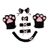 Maxbell Cat Costume Kitten Cosplay Tail Toys Halloween Birthday Fancy Dress Black