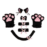 Maxbell Cat Costume Kitten Cosplay Tail Toys Halloween Birthday Fancy Dress Black