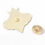 Maxbell 3 Pieces Butterfly Moth Enamel Pins Set Decoration DIY Steampunk for Jackets