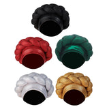 Maxbell African Turban Muslim Headscarf Headwear Hair Cover Twisted Head Turbans red