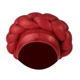 Maxbell African Turban Muslim Headscarf Headwear Hair Cover Twisted Head Turbans red