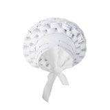 Maxbell African Turban Women Sequin Headwear Head Scarf Hair Cover Girls Headwrap White