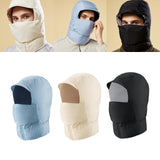 Maxbell Ski Mask Bandana Cycling Balaclava Beanie Hat Removable Face Mask Blue