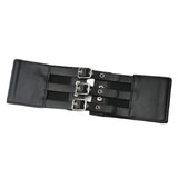 Maxbell Elastic Wide Waist Belt PU Waistband Vintage Style Cosplay Club Dresses