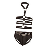 Maxbell Men's Underwear Body Halter Spandex Lingerie Nightwear Sleepwear Thongs