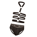 Maxbell Men's Underwear Body Halter Spandex Lingerie Nightwear Sleepwear Thongs