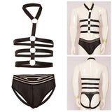 Maxbell Men's Underwear Body Halter Spandex Lingerie Nightwear Sleepwear Thongs
