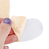 Maxbell Disposable Chest Stickers Backless U Shape Lace Nipple Covers for Daily Wear Khaki C
