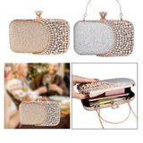 Maxbell Elegant Clutch Purse Handbag Women Evening Bag for Gift Cosmetic Party Gold