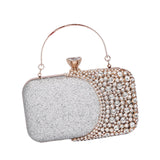 Maxbell Elegant Clutch Purse Handbag Women Evening Bag for Gift Cosmetic Party Silver