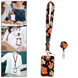 Maxbell ID Card Holder Lanyard with Clip Badge Holder for School Worker styleA