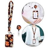 Maxbell ID Card Holder Lanyard with Clip Badge Holder for School Worker styleA