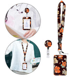 Maxbell ID Card Holder Lanyard with Clip Badge Holder for School Worker styleA
